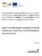 Ressource : Rapport sur l’analyse de genre et application et suivi des indicateurs pour le projet ProSol / Prosilience Madagascar dans la région Androy